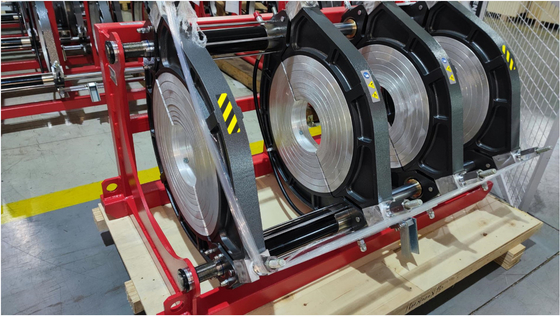 Saldatrice per fusione testa a testa idraulica da 0,75 kW 90 mm per tubo Hdpe