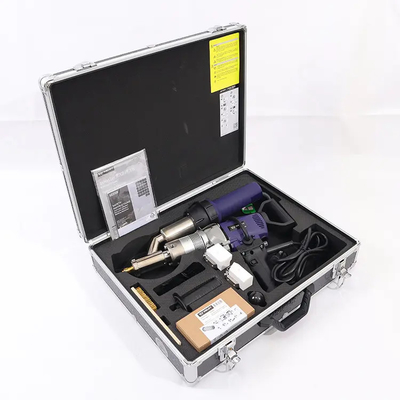 230v Booster Ex2 Saldatore di estrusione in plastica a mano con diverse scarpe di saldatura