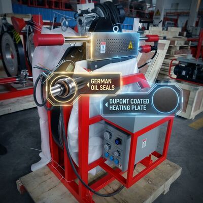 630-1200mm HDPE Butt Fusion Welder. DVS2207 Macchina idraulica