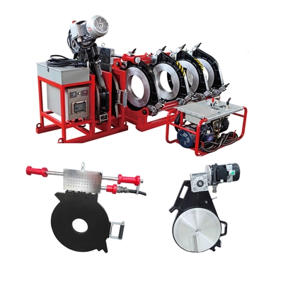 18" saldatore di fusione del tubo della macchina 415V 60HZ della saldatura per fusione di estremità dell'HDPE poli
