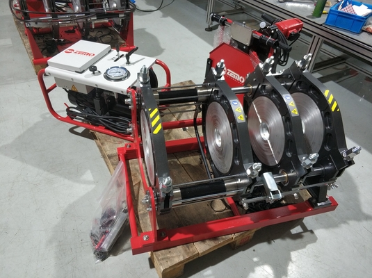 macchina della saldatura per fusione di estremità dell'HDPE 220V, IPS 14" saldatrice idraulica dell'HDPE