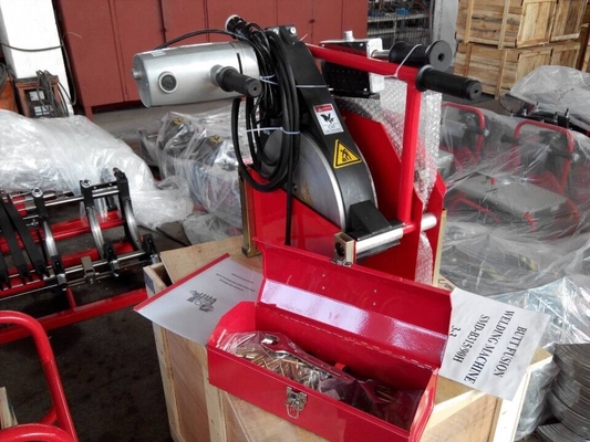 macchina della saldatura di testa dell'HDPE 110V di 355mm, macchina idraulica di fusione di estremità 1.1KW