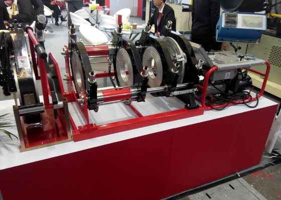 macchina della saldatura di testa dell'HDPE 110V di 355mm, macchina idraulica di fusione di estremità 1.1KW