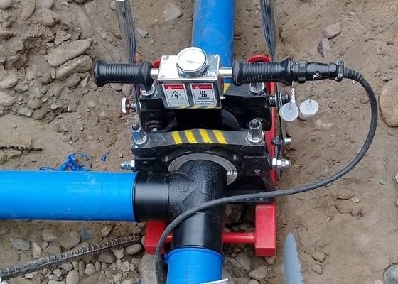 Macchina manuale 44KG 220V della saldatura per fusione di estremità del tubo del polietilene